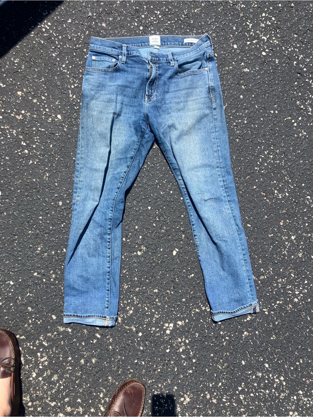 Men's Straight Fit Light Blue Jeans